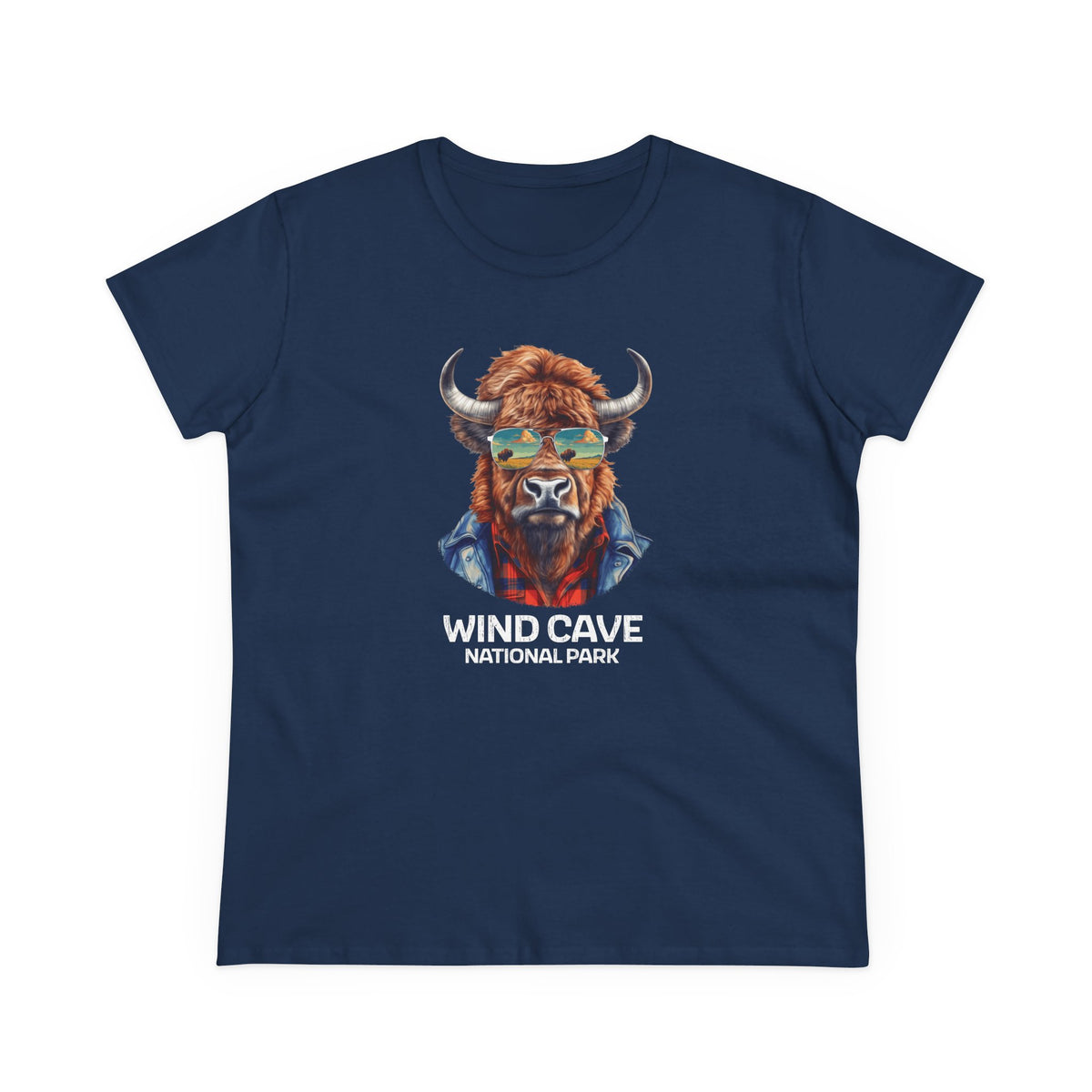 Wind Cave National Park Women's T-Shirt - Cool Bison