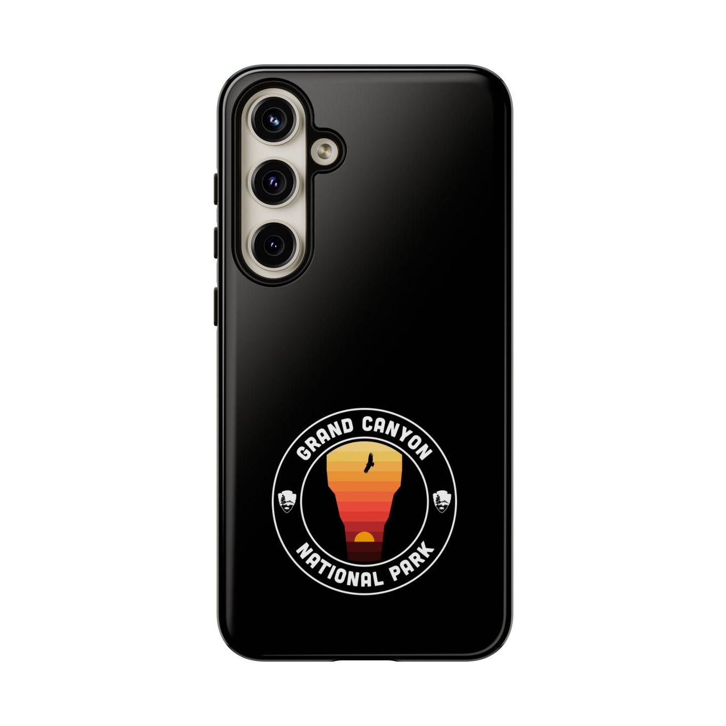 Grand Canyon National Park Phone Case - Round Emblem Design