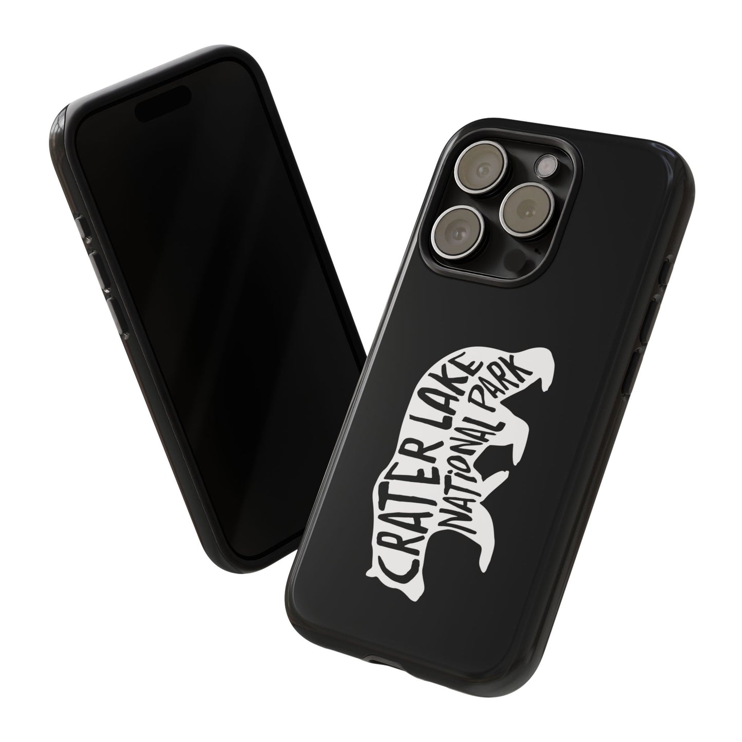 Crater Lake National Park Phone Case - Black Bear Design