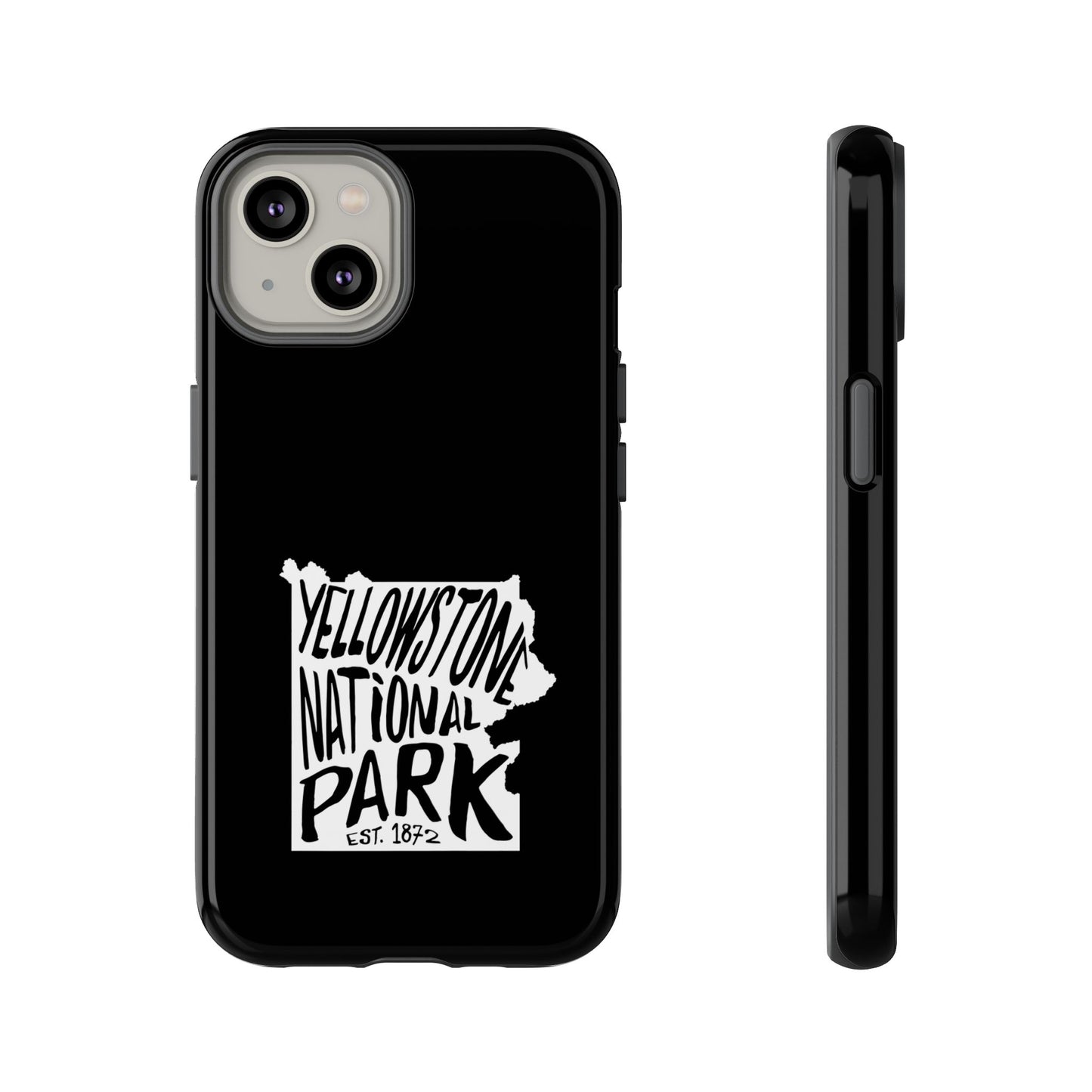 Yellowstone National Park Phone Case - Map Design