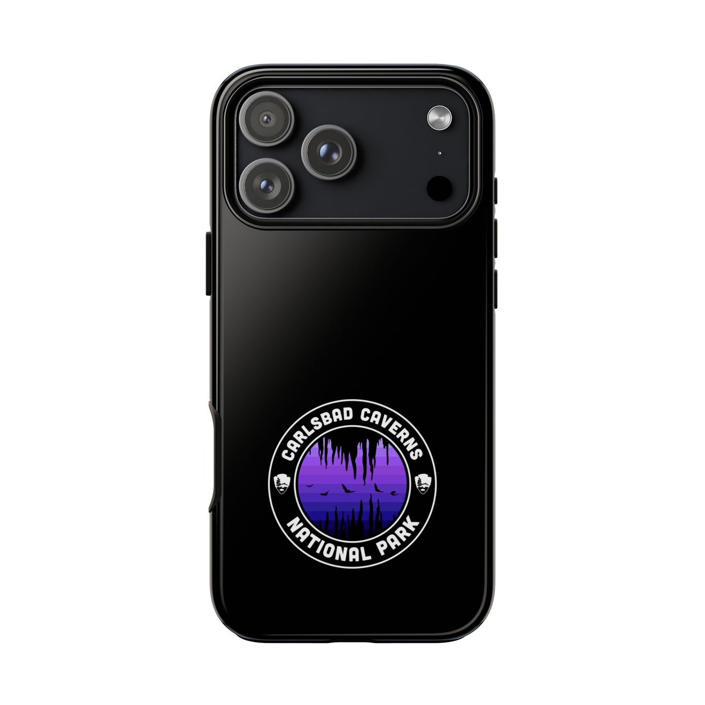 Carlsbad Caverns National Park Phone Case - Round Emblem Design