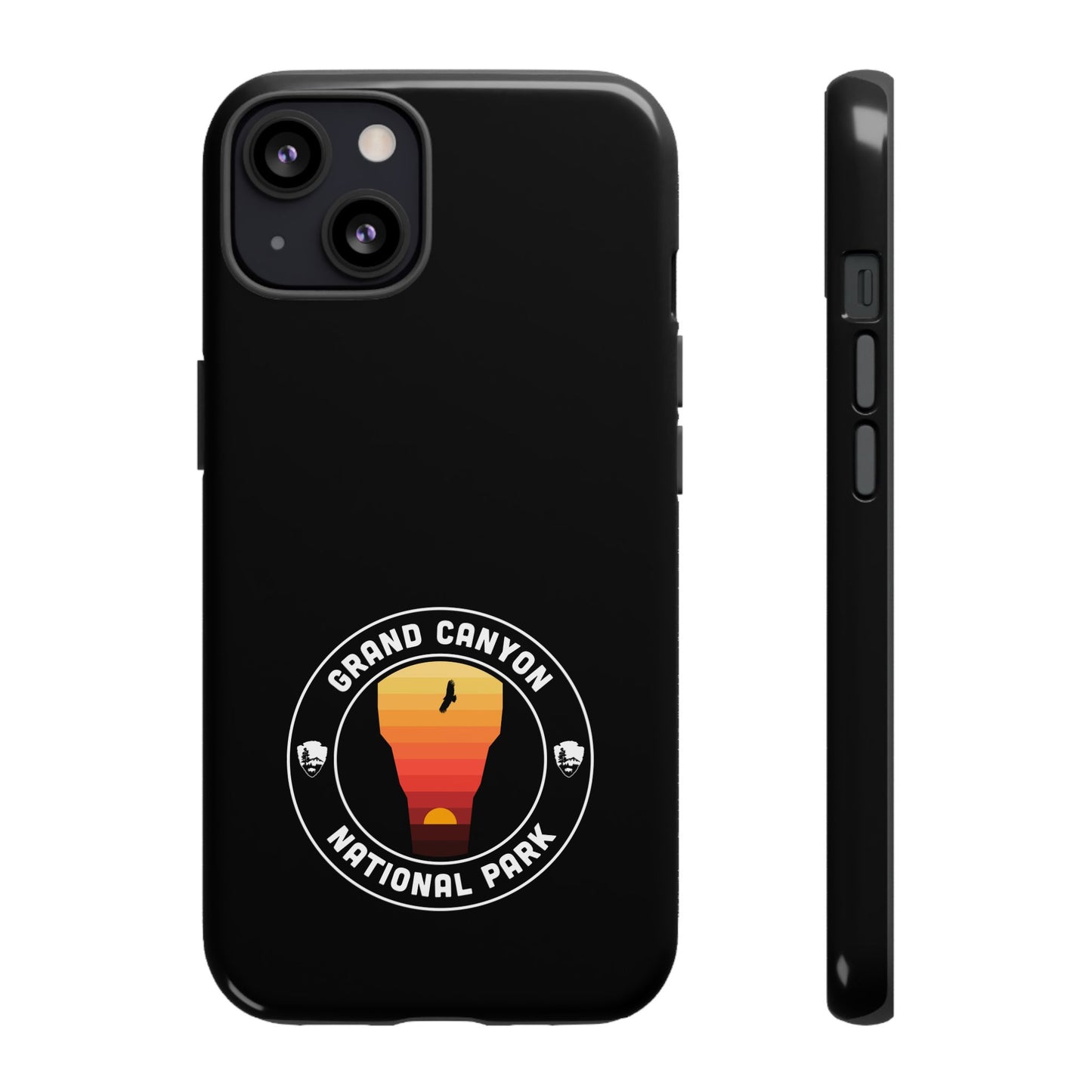 Grand Canyon National Park Phone Case - Round Emblem Design