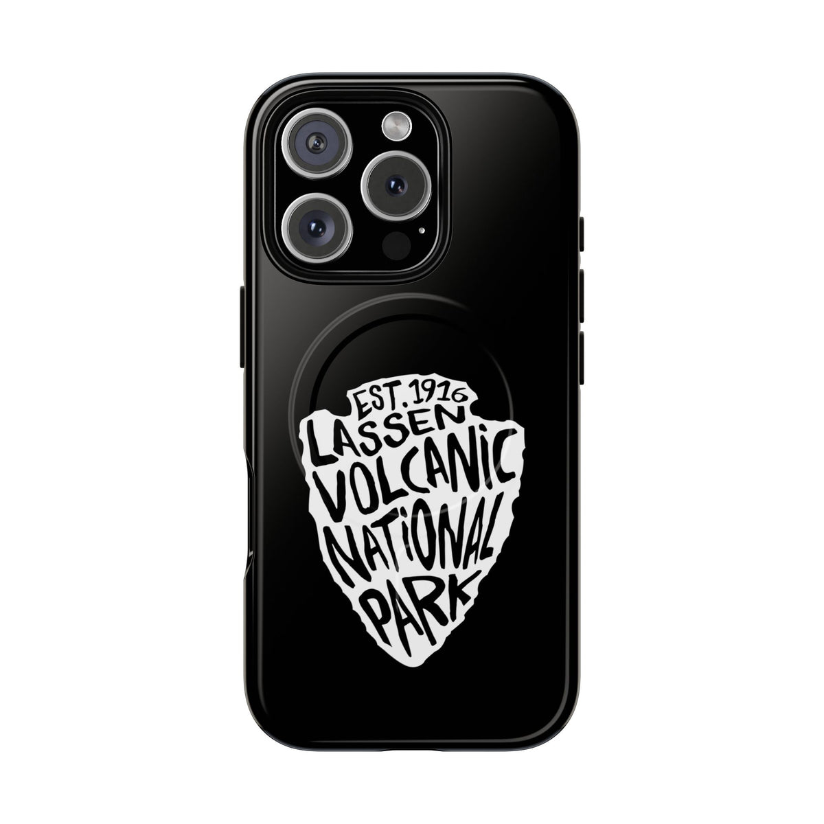 Lassen Volcanic National Park iPhone Case with MagSafe - Arrowhead Design
