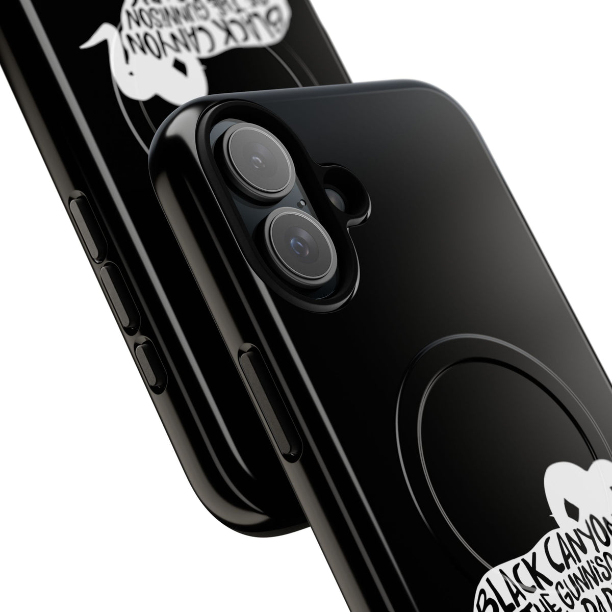 Black Canyon of the Gunnison National Park iPhone Case with MagSafe - Bighorn Sheep Design
