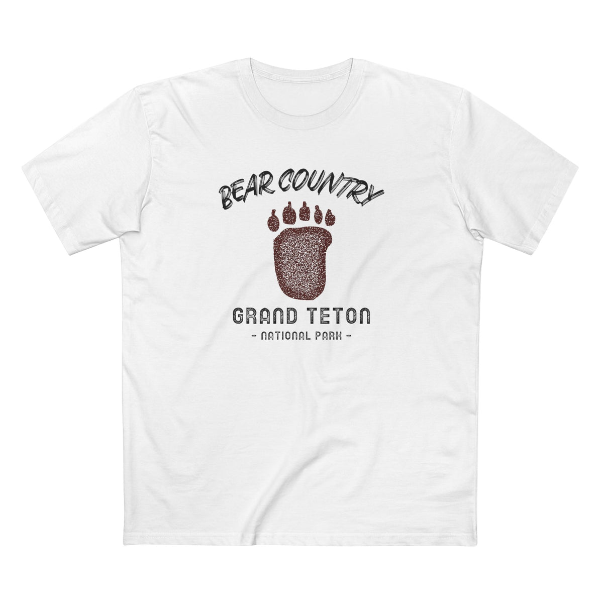 Grand Teton National Park T-Shirt - Bear Country in White