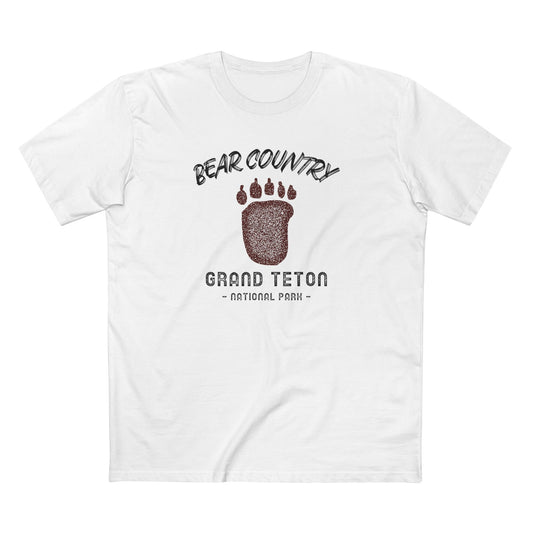 Grand Teton National Park T-Shirt - Bear Country in White