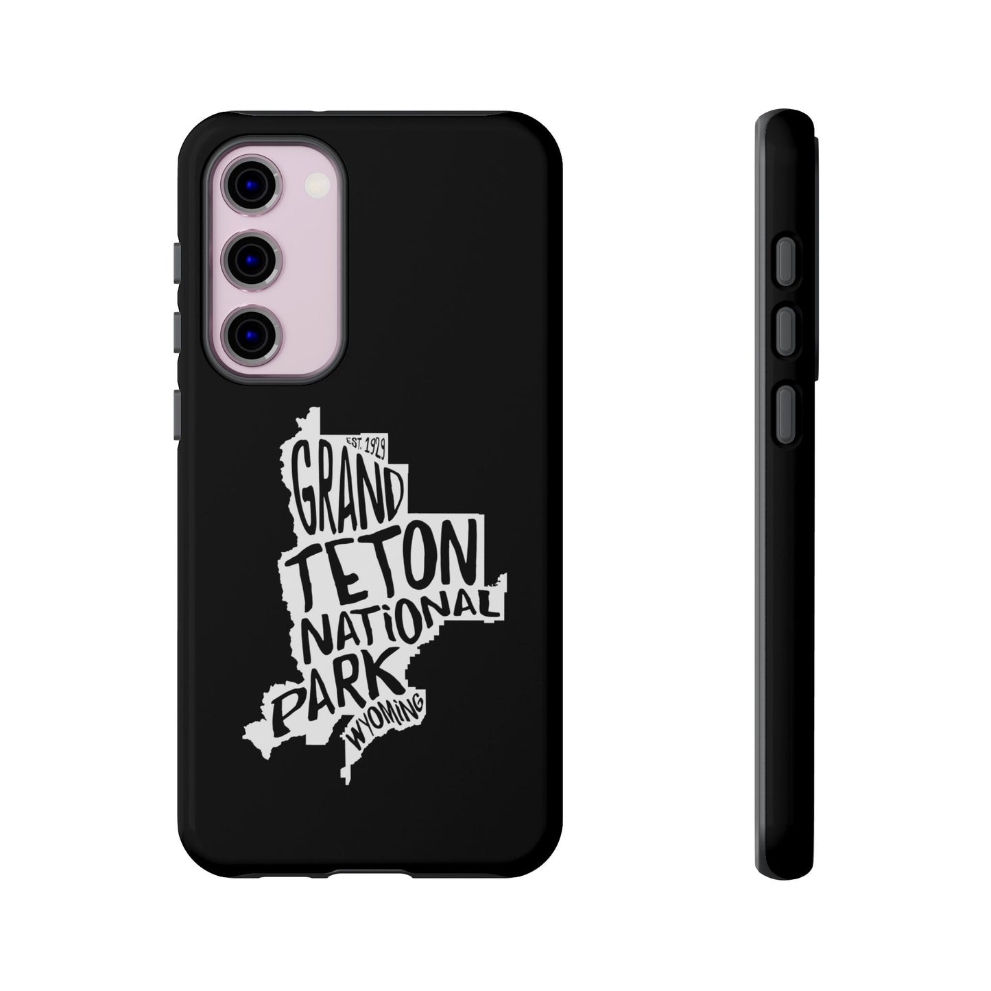 Grand Teton National Park Phone Case - Map Design