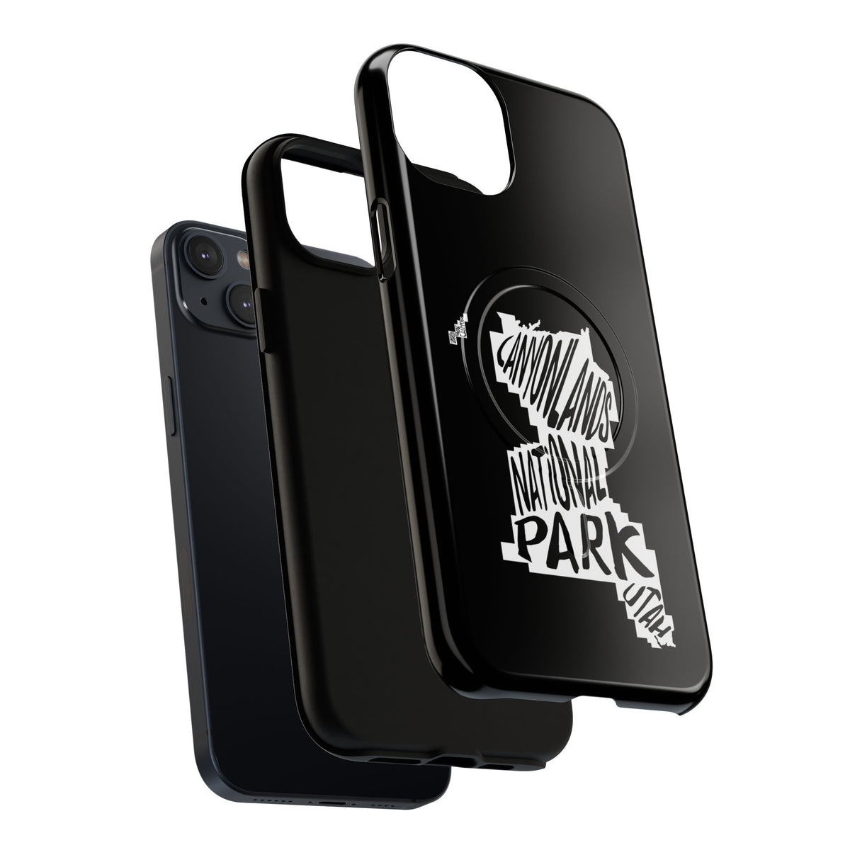 Canyonlands National Park iPhone Case with MagSafe - Map Design