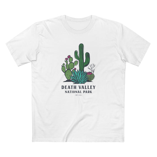 Death Valley National Park T-Shirt - Plants in White