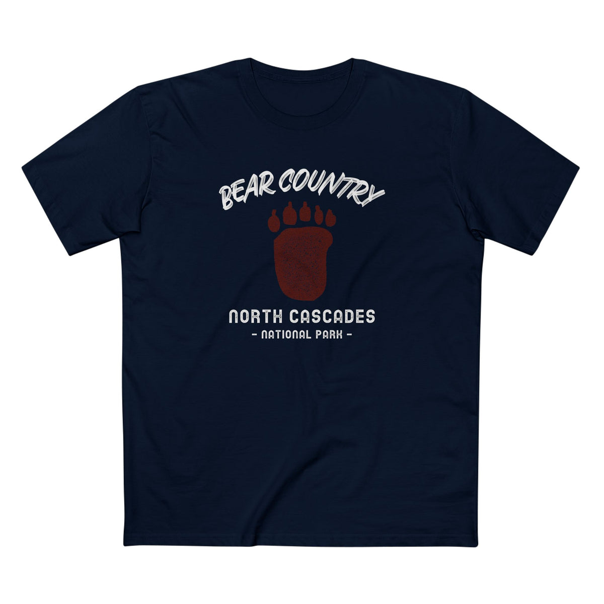 North Cascades National Park T-Shirt - Bear Country in Navy