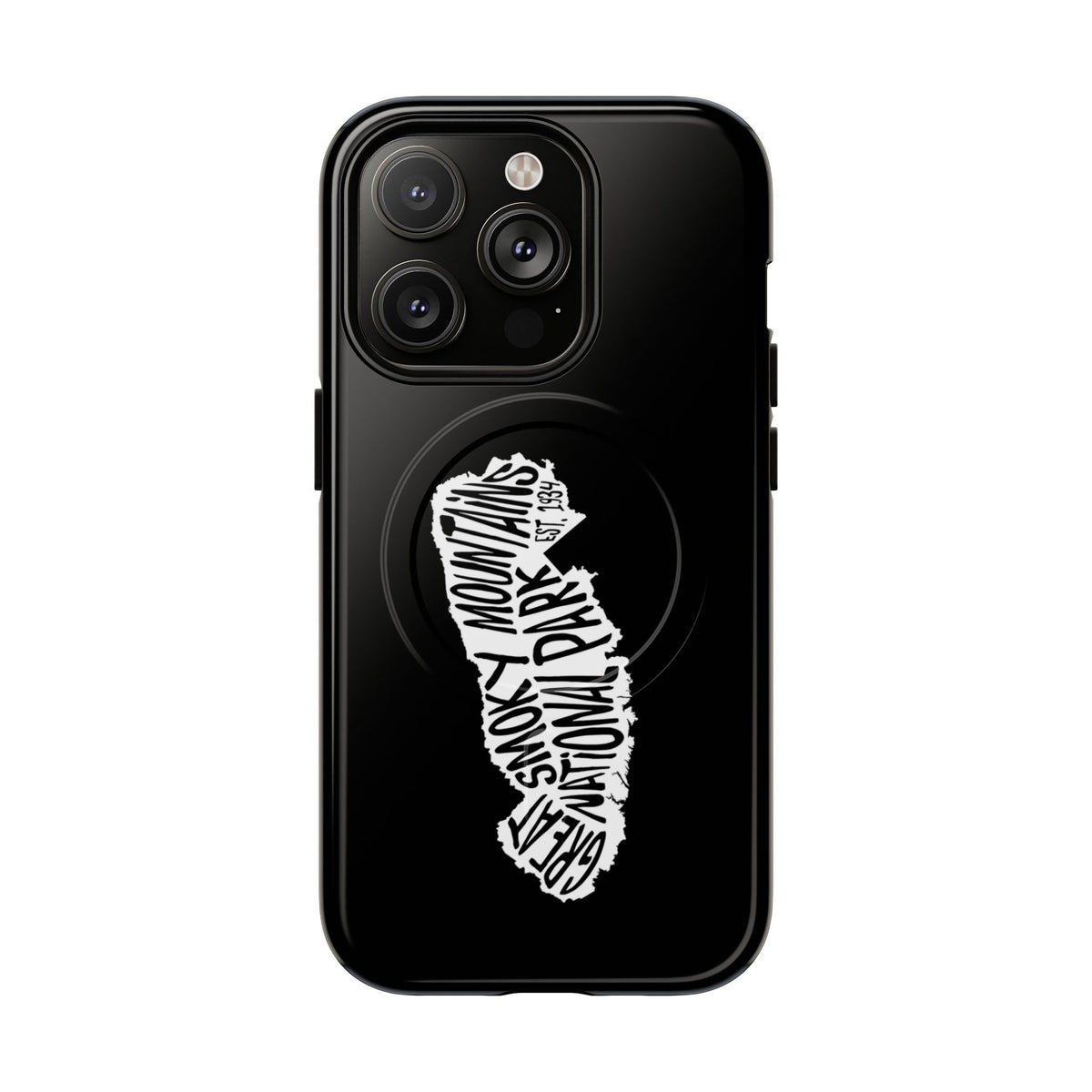 Great Smoky Mountains National Park iPhone Case with MagSafe - Map Design