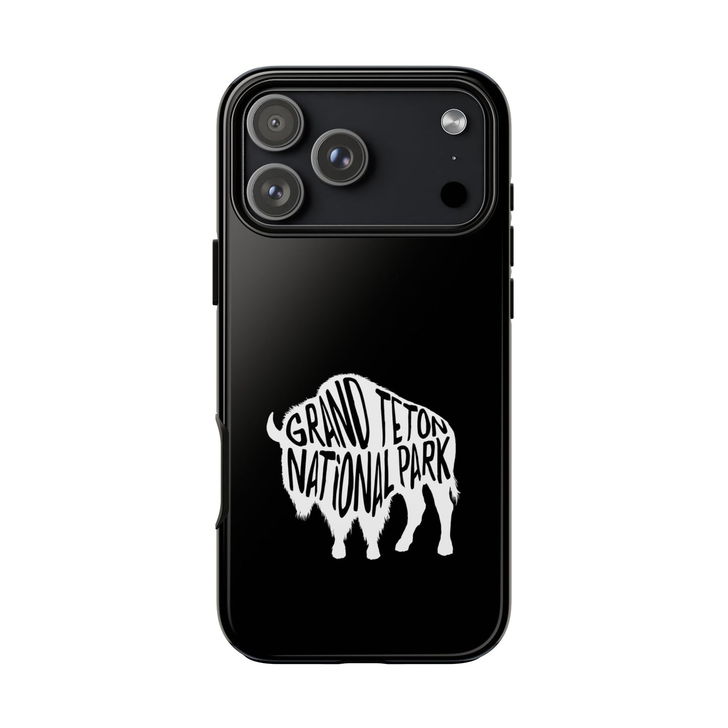 Grand Teton National Park Phone Case - Bison Design