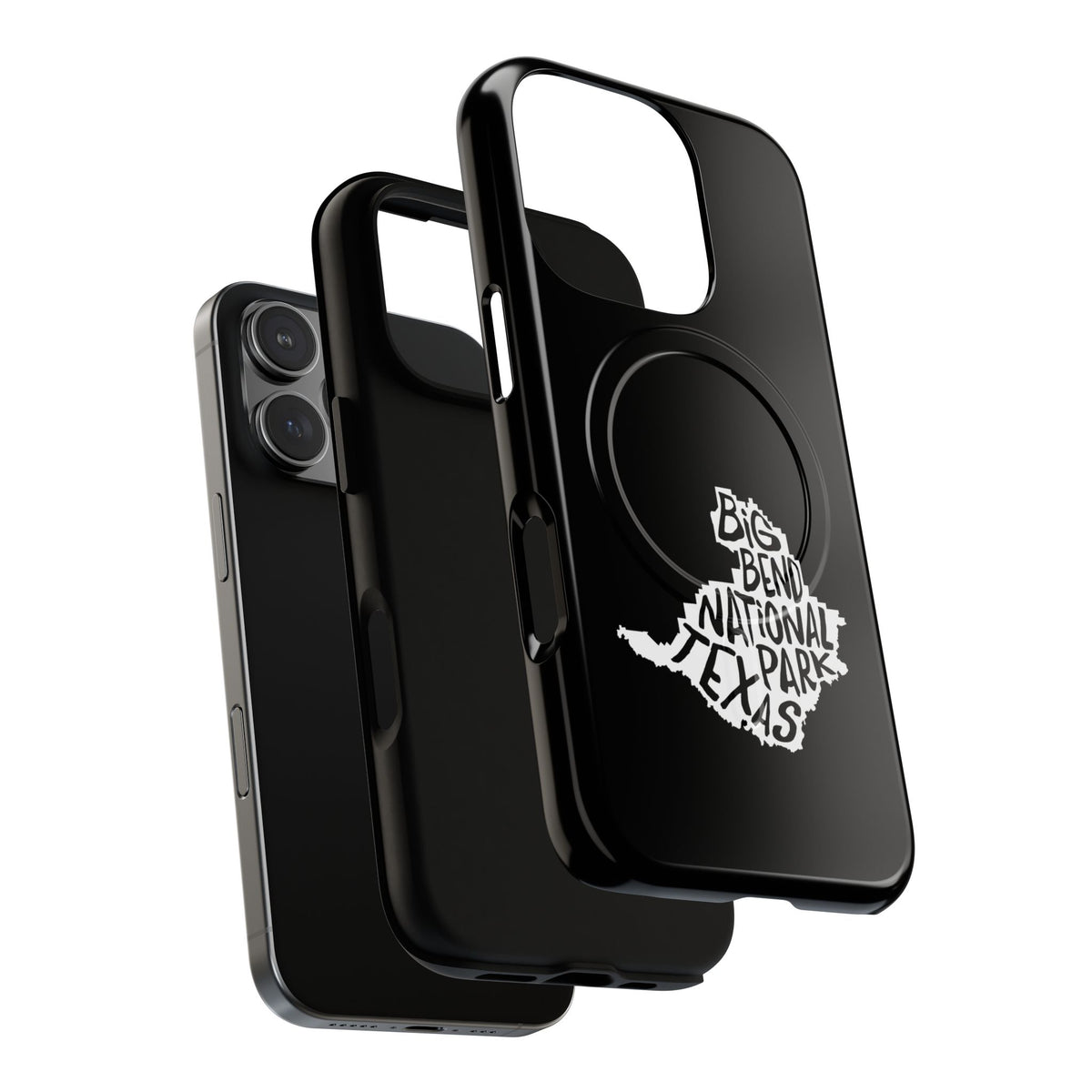 Big Bend National Park iPhone Case with MagSafe - Map Design