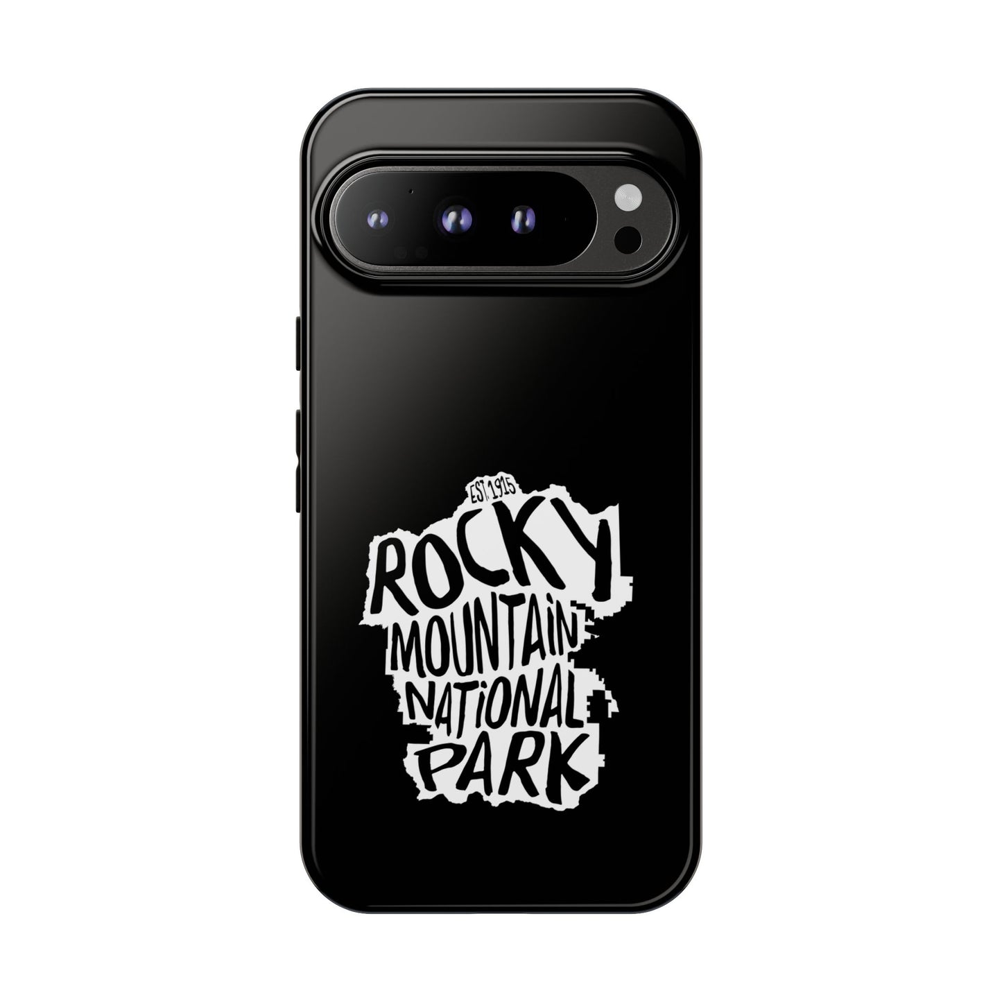 Rocky Mountain National Park Phone Case - Map Design