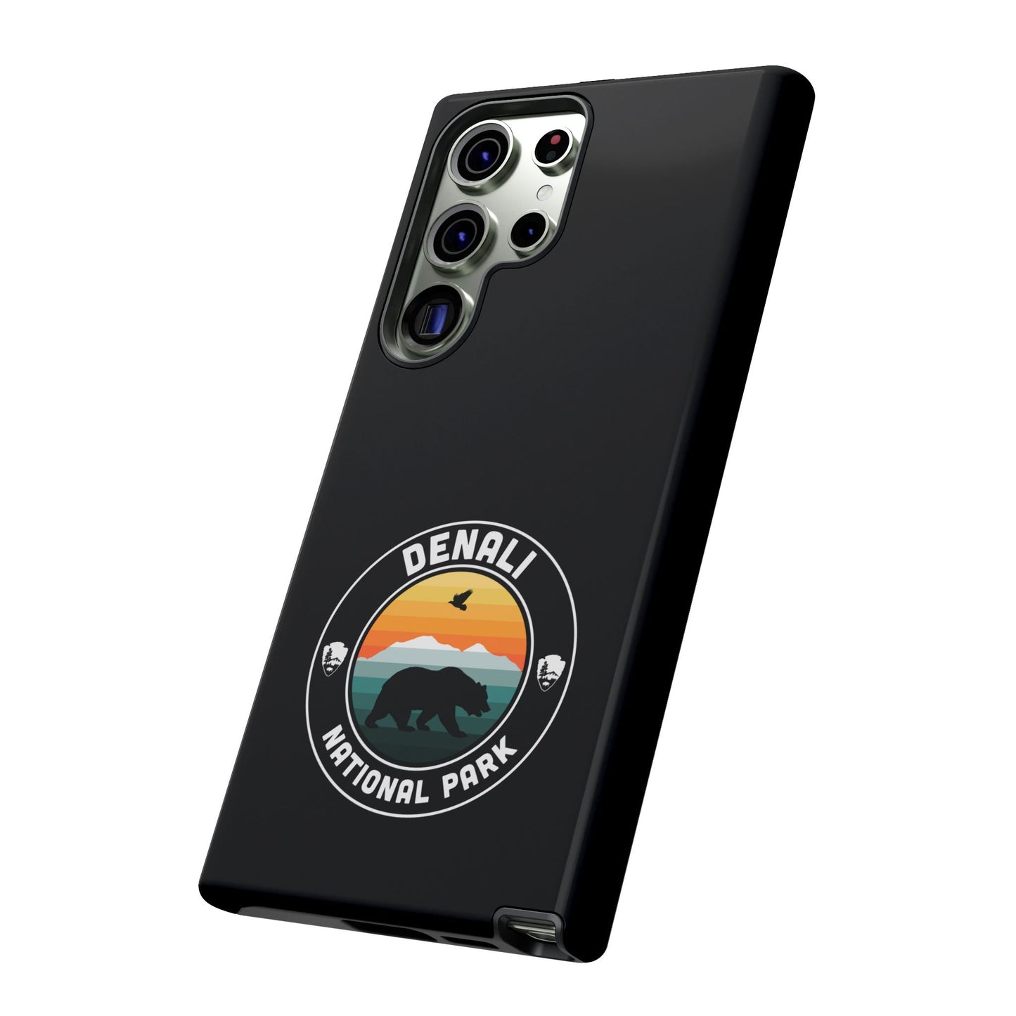 Denali National Park Phone Case - Round Emblem Design