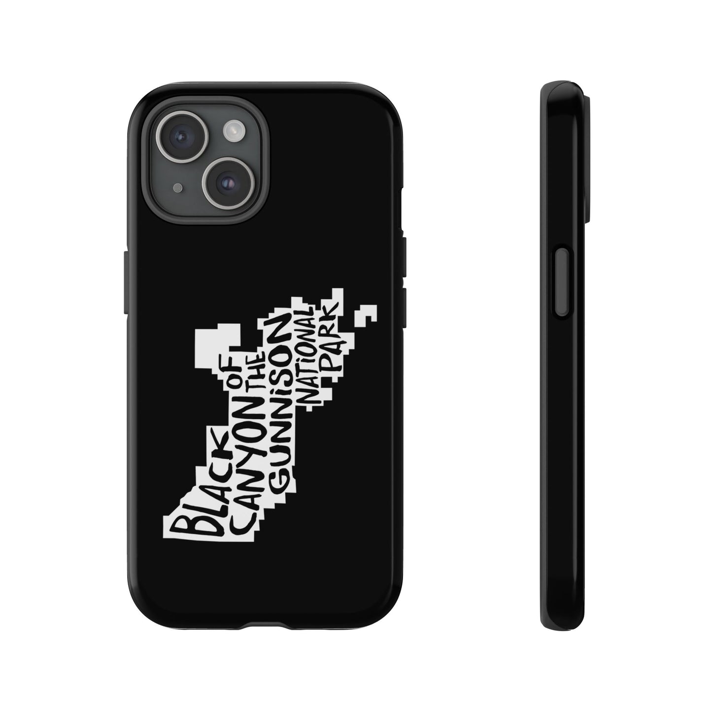 Black Canyon of the Gunnison National Park Phone Case - Map Design