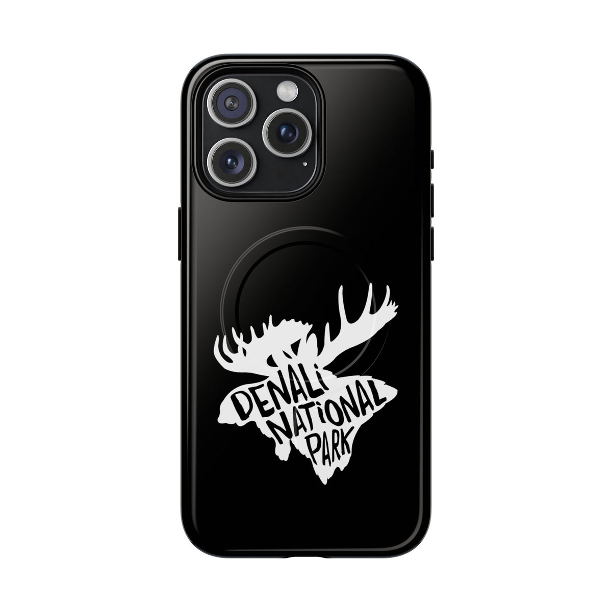 Denali National Park iPhone Case with MagSafe - Moose Design