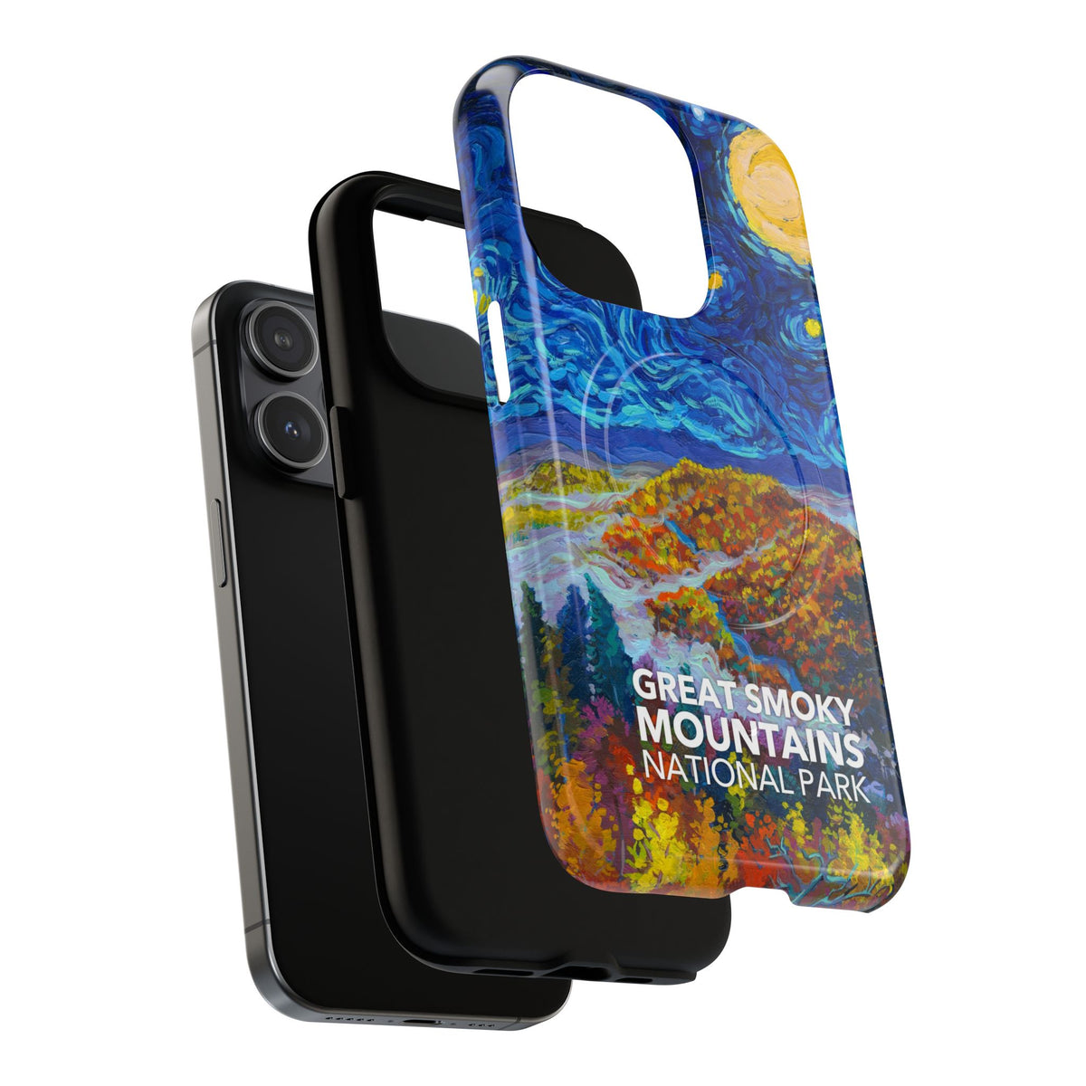 Great Smoky Mountains National Park iPhone Case with MagSafe - Starry Night