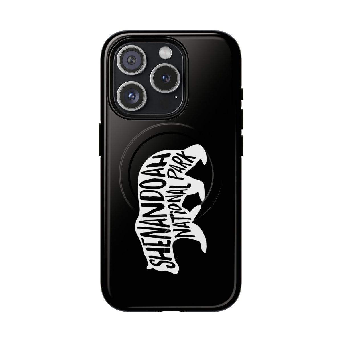 Shenandoah National Park iPhone Case with MagSafe - Black Bear Design