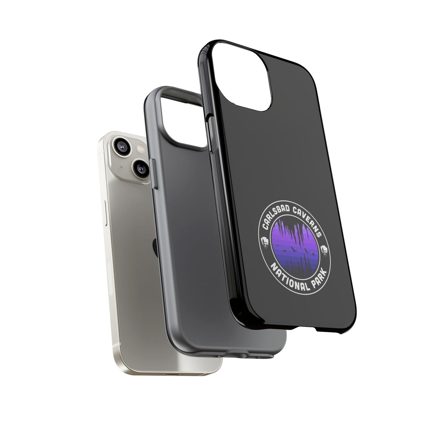 Carlsbad Caverns National Park Phone Case - Round Emblem Design