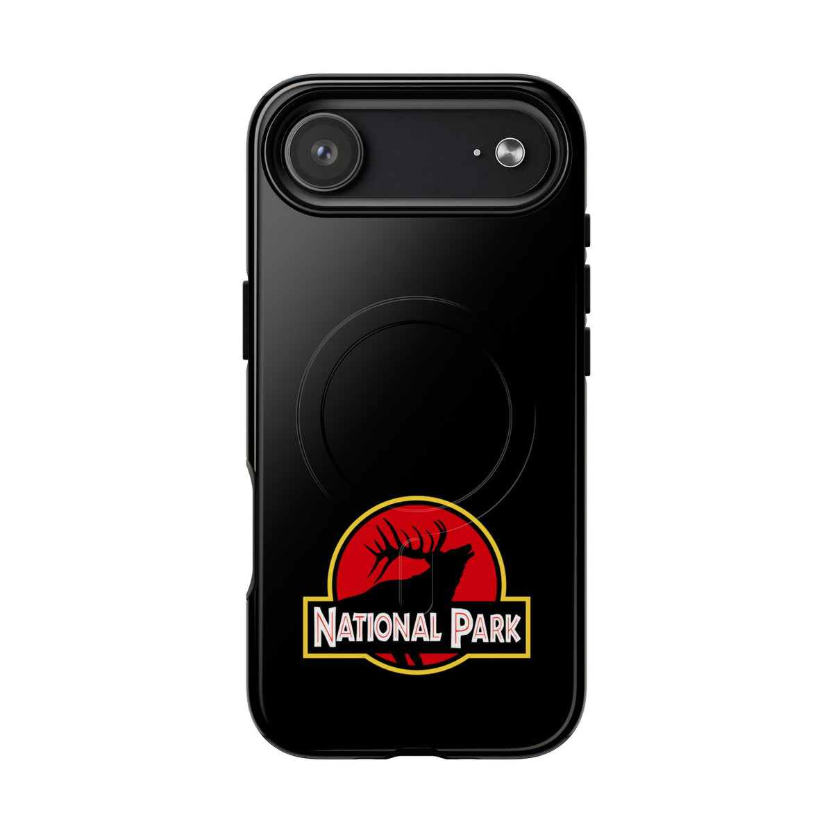 Elk National Park iPhone Case with MagSafe - Parody Logo