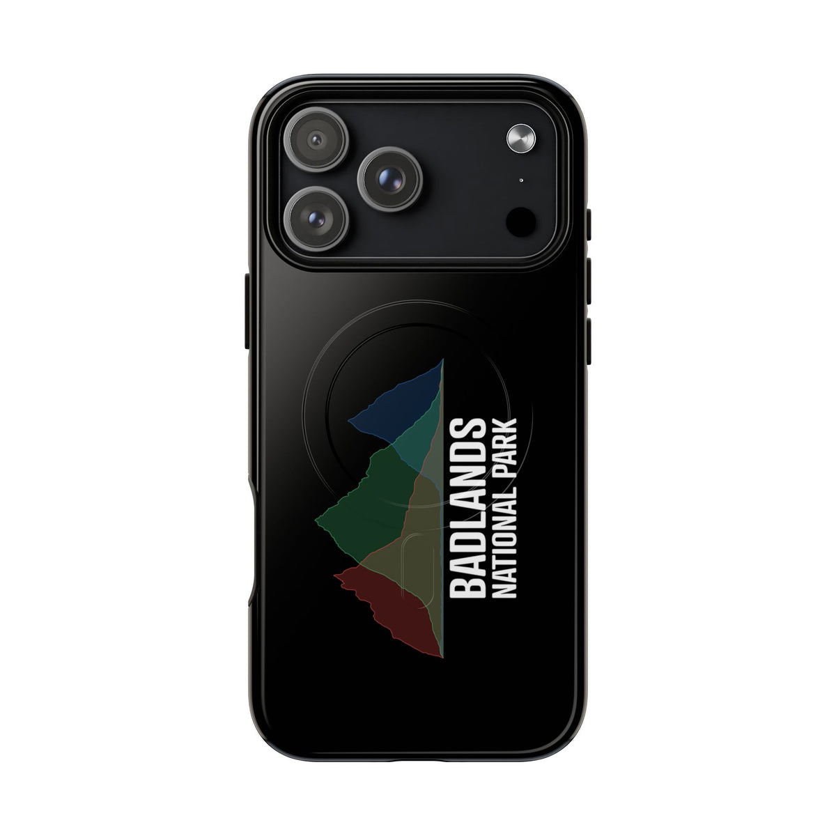 Badlands National Park iPhone Case with MagSafe - Histogram Design