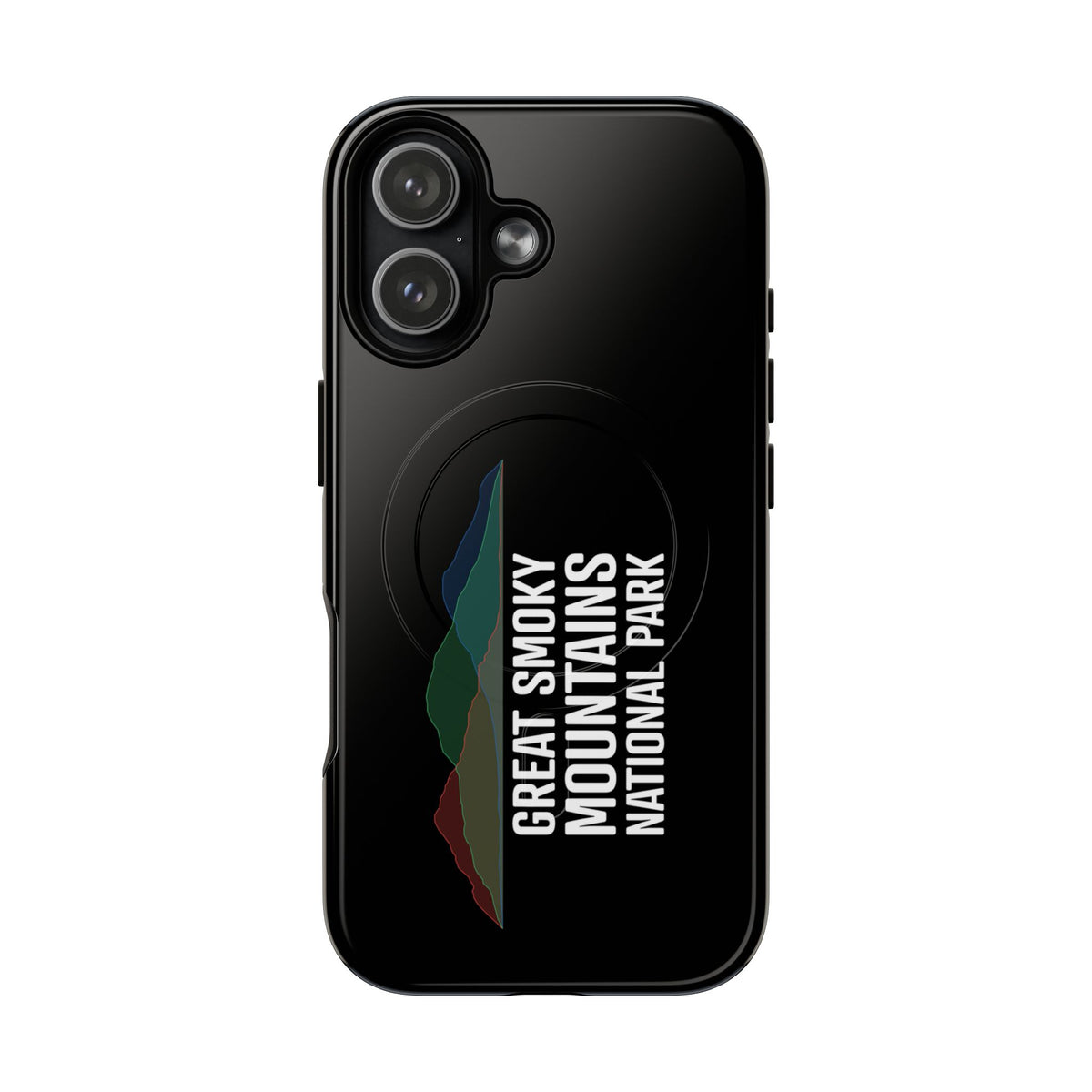 Great Smoky Mountains National Park iPhone Case with MagSafe - Histogram Design