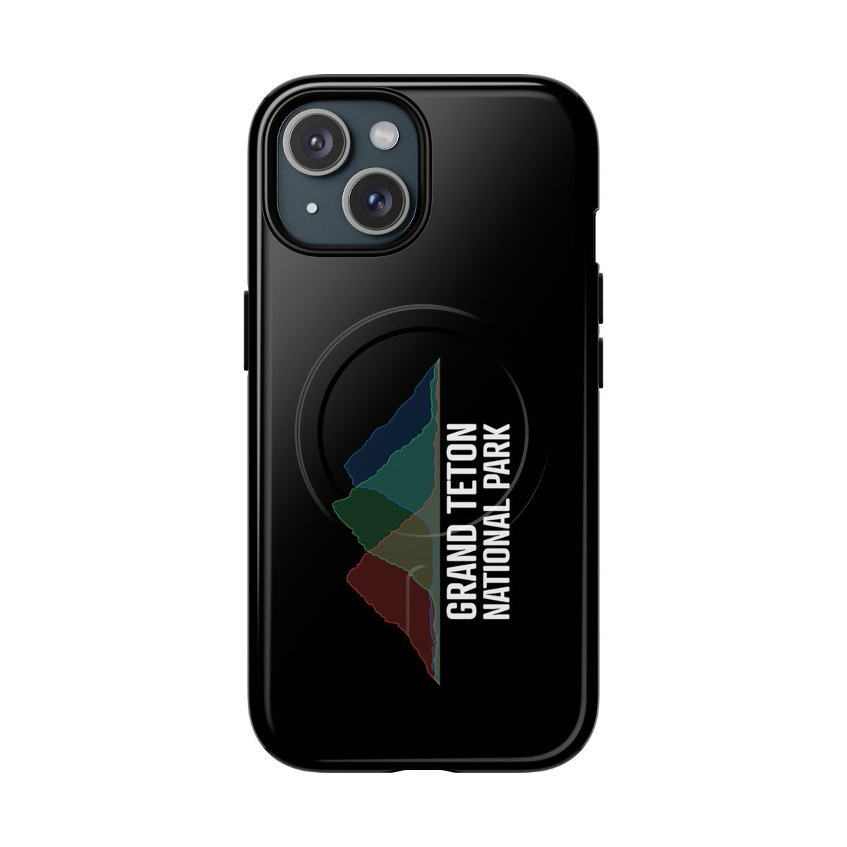 Grand Teton National Park iPhone Case with MagSafe - Histogram Design