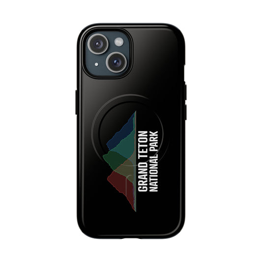 Grand Teton National Park iPhone Case with MagSafe - Histogram Design
