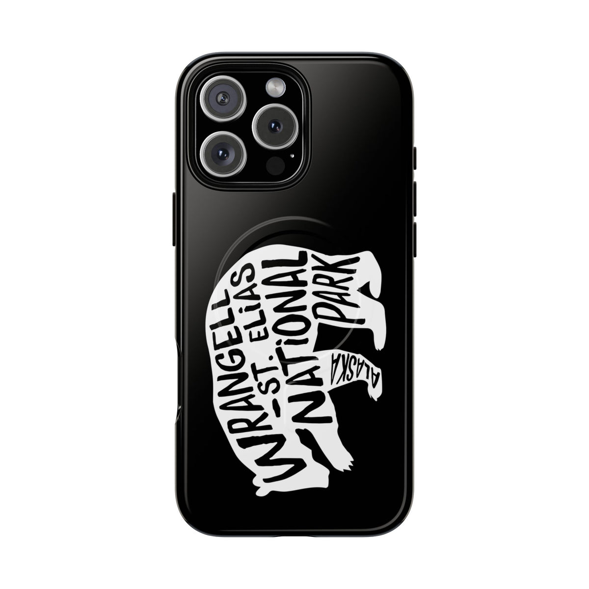 Wrangell - St. Elias National Park iPhone Case with MagSafe - Grizzly Bear Design