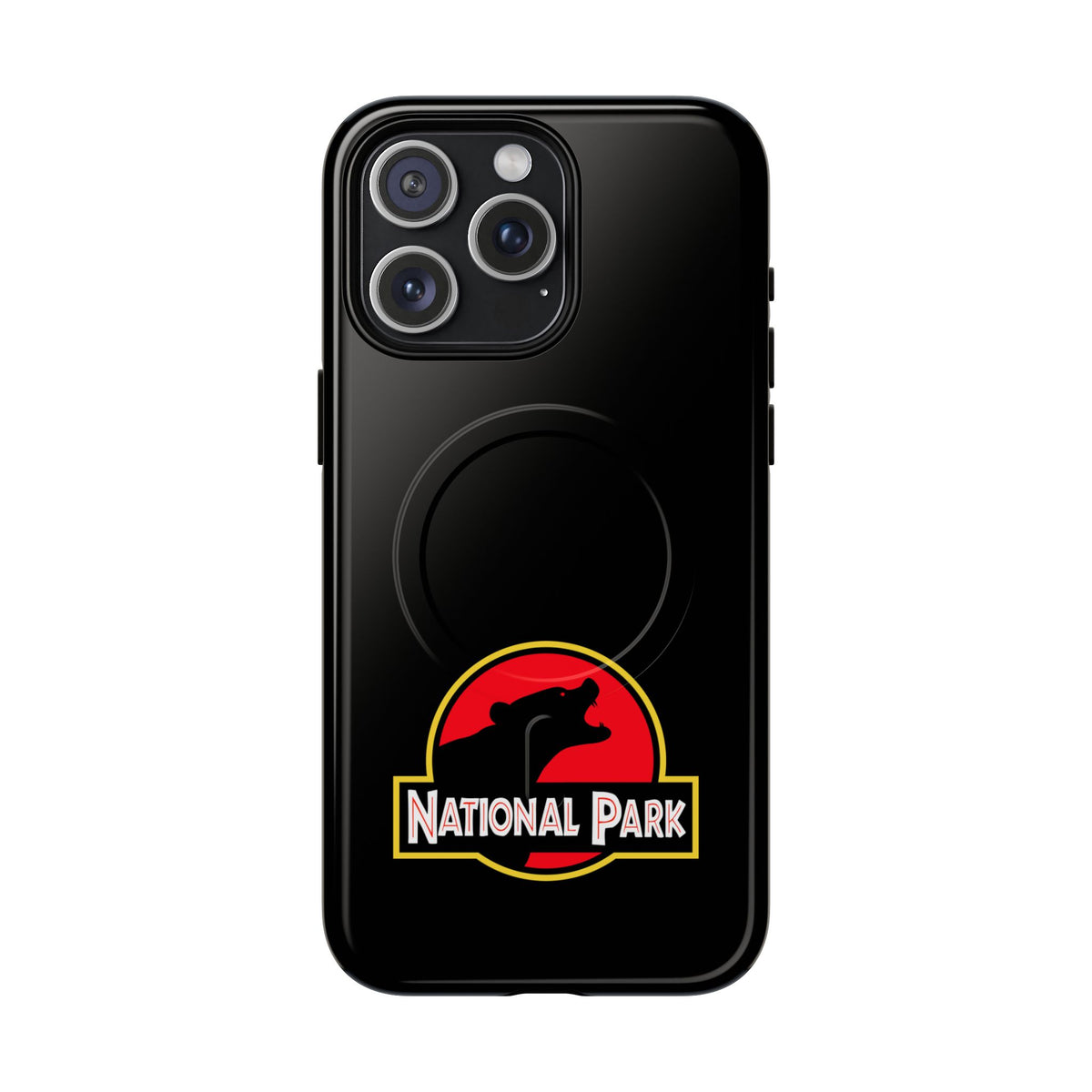 Bear National Park iPhone Case with MagSafe - Parody Logo