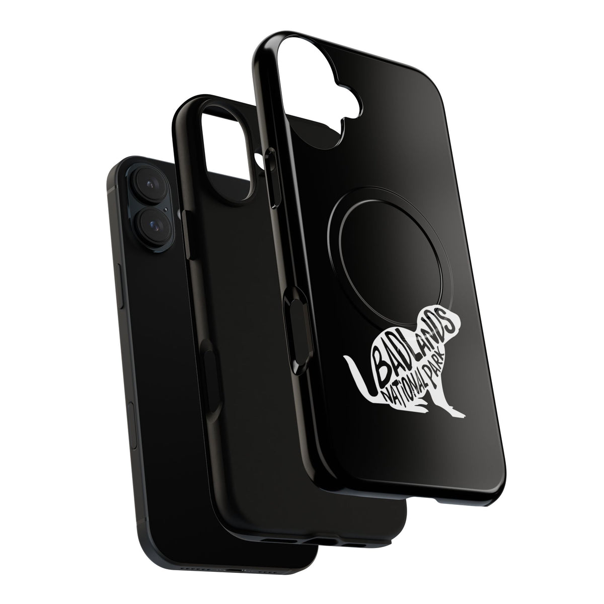 Badlands National Park iPhone Case with MagSafe - Prairie Dog Design