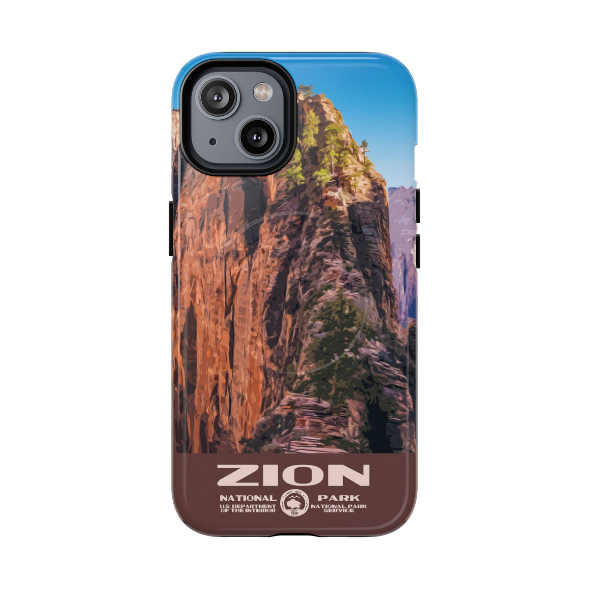 Zion National Park iPhone Case with MagSafe - Angels Landing Trail
