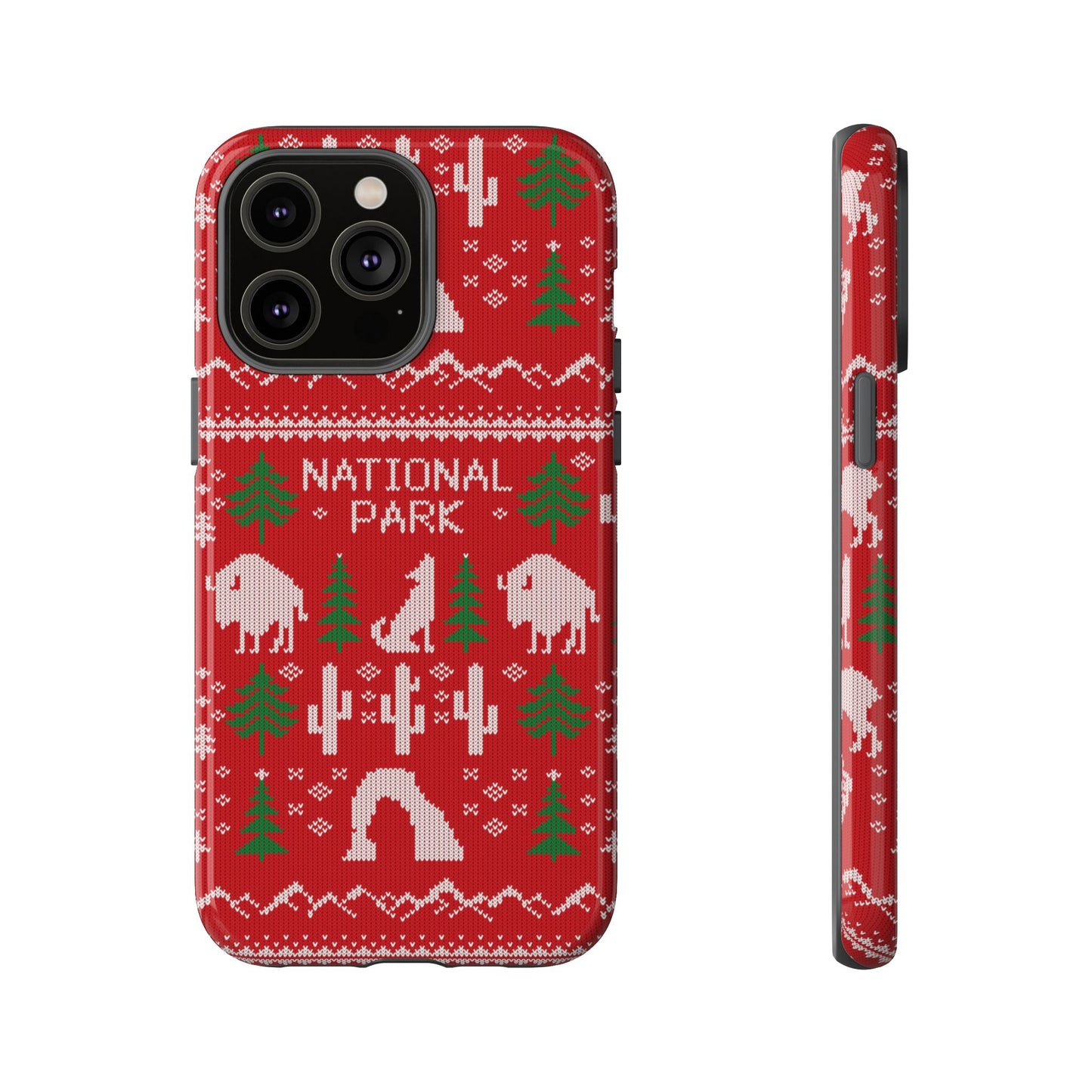 National Park Phone Case - Fair Isle Pattern