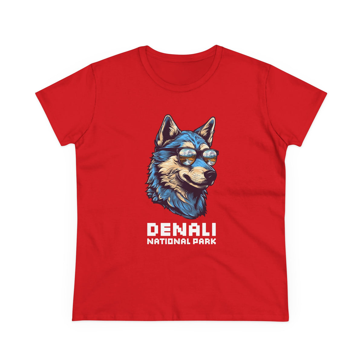 Denali National Park Women's T-Shirt - Cool Wolf