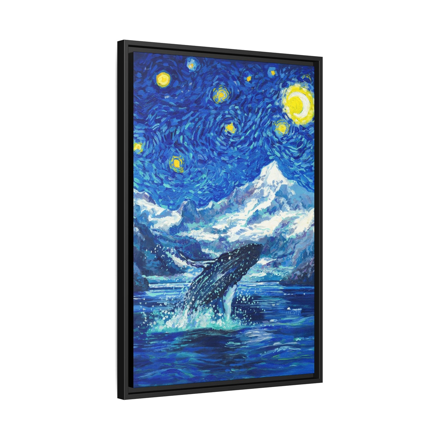 Glacier Bay National Park Framed Canvas - The Starry Night