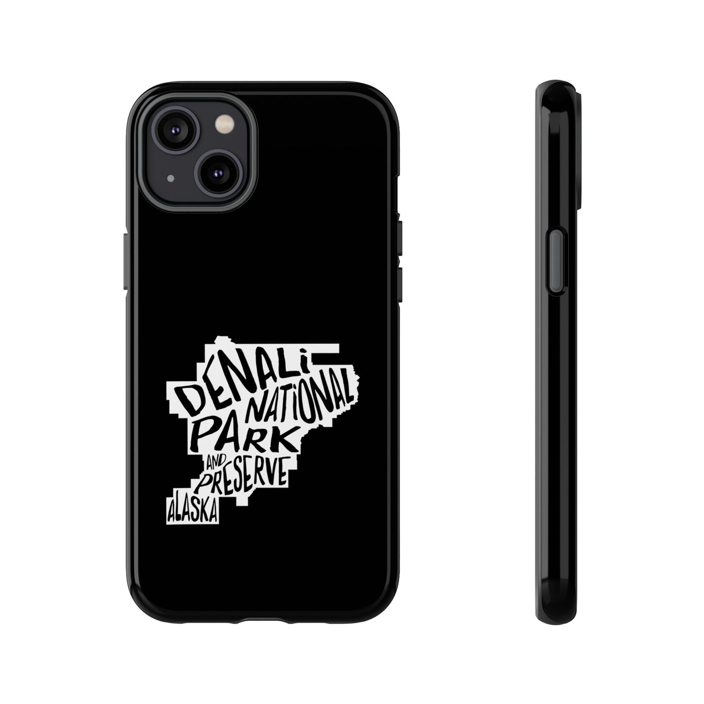 Denali National Park Phone Case - Map Design