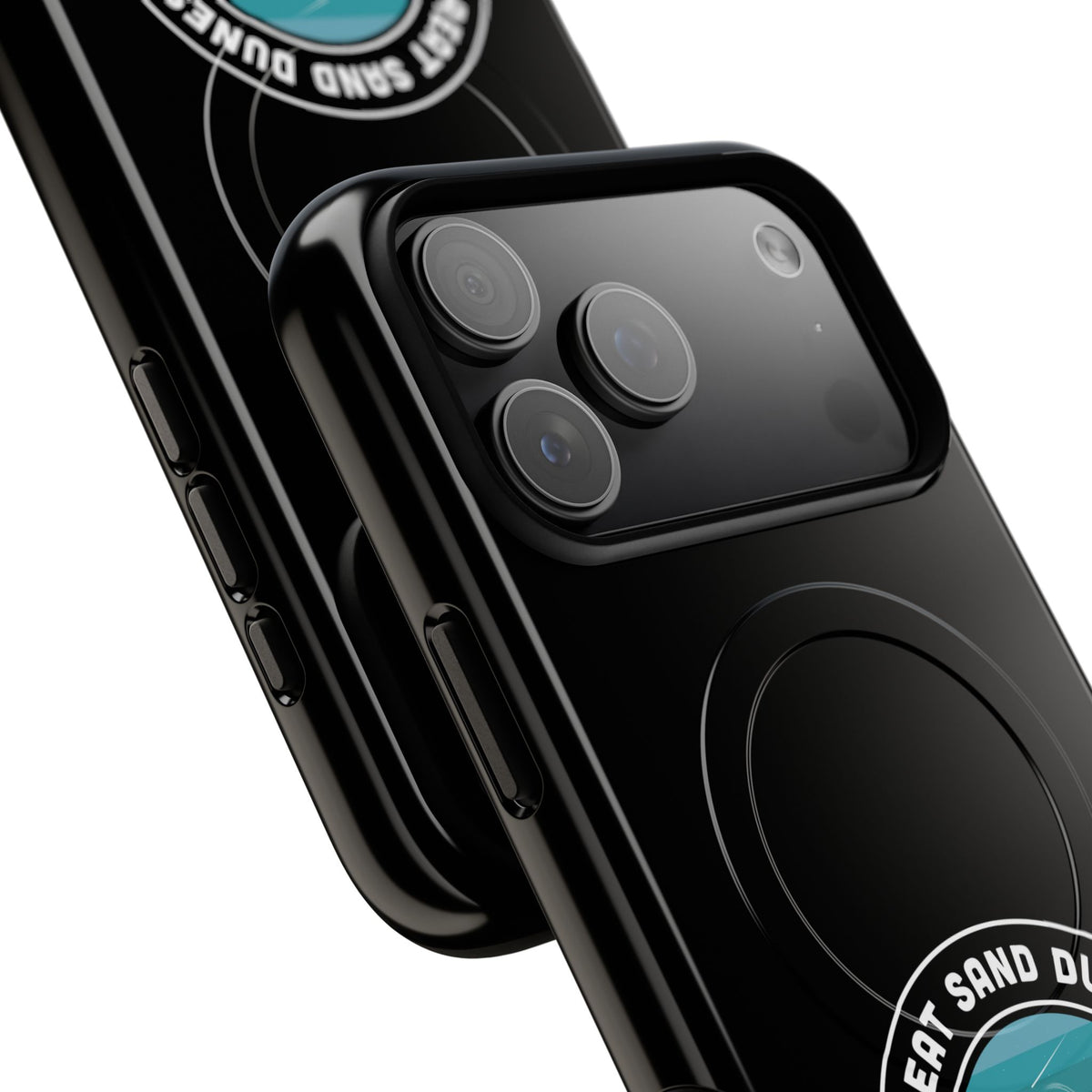 Great Sand Dunes National Park iPhone Case with MagSafe - Round Emblem Design