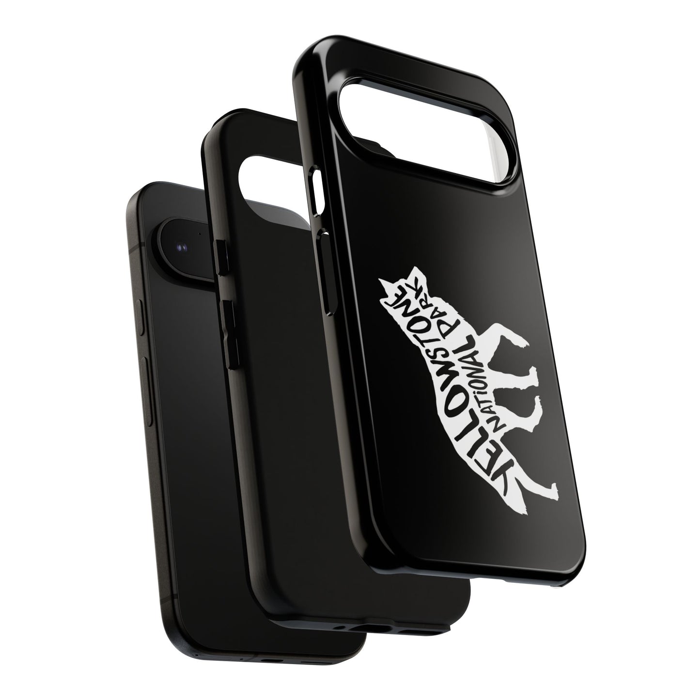 Yellowstone National Park Phone Case - Wolf Design