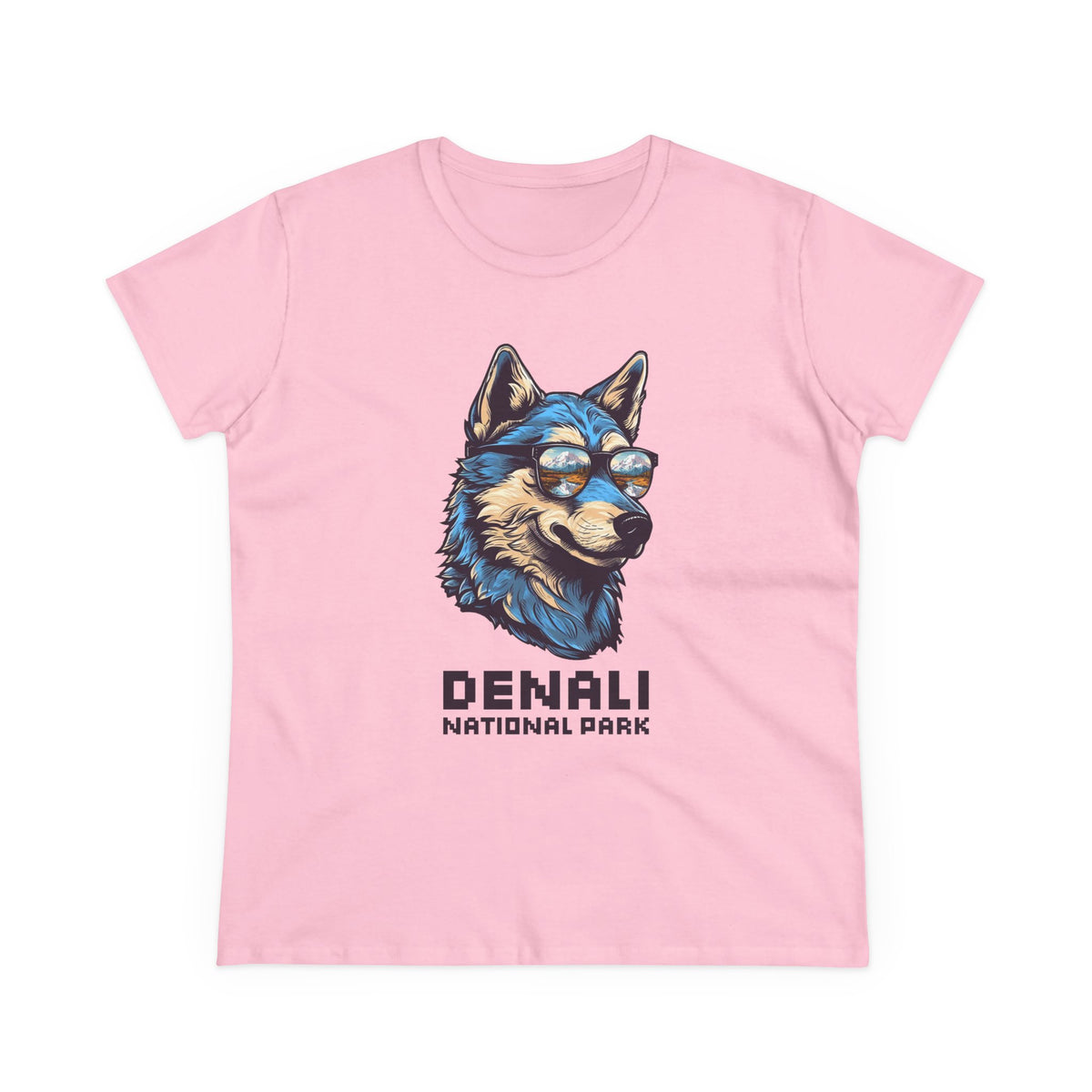 Denali National Park Women's T-Shirt - Cool Wolf
