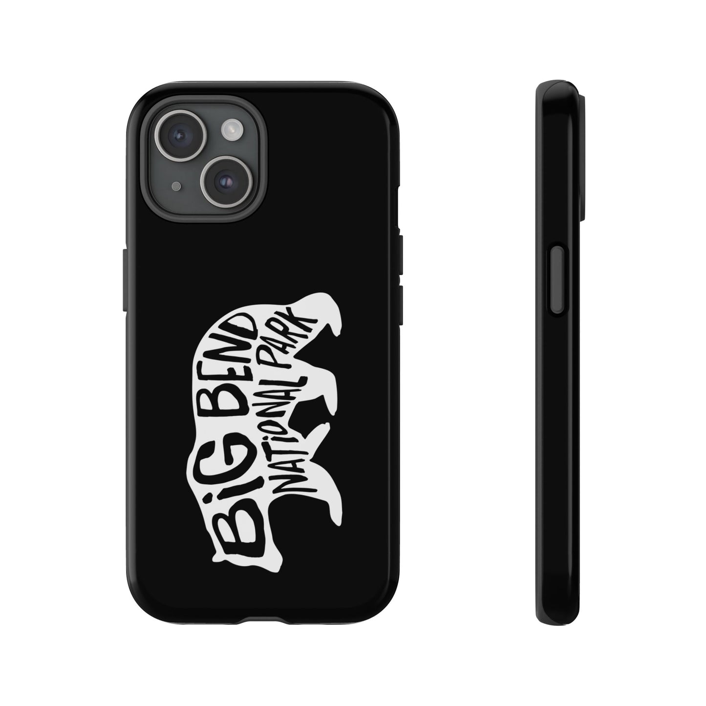 Big Bend National Park Phone Case - Black Bear Design