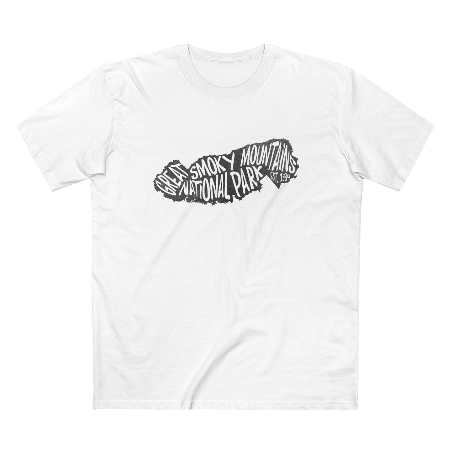 Great Smoky Mountains National Park T-Shirt - Map