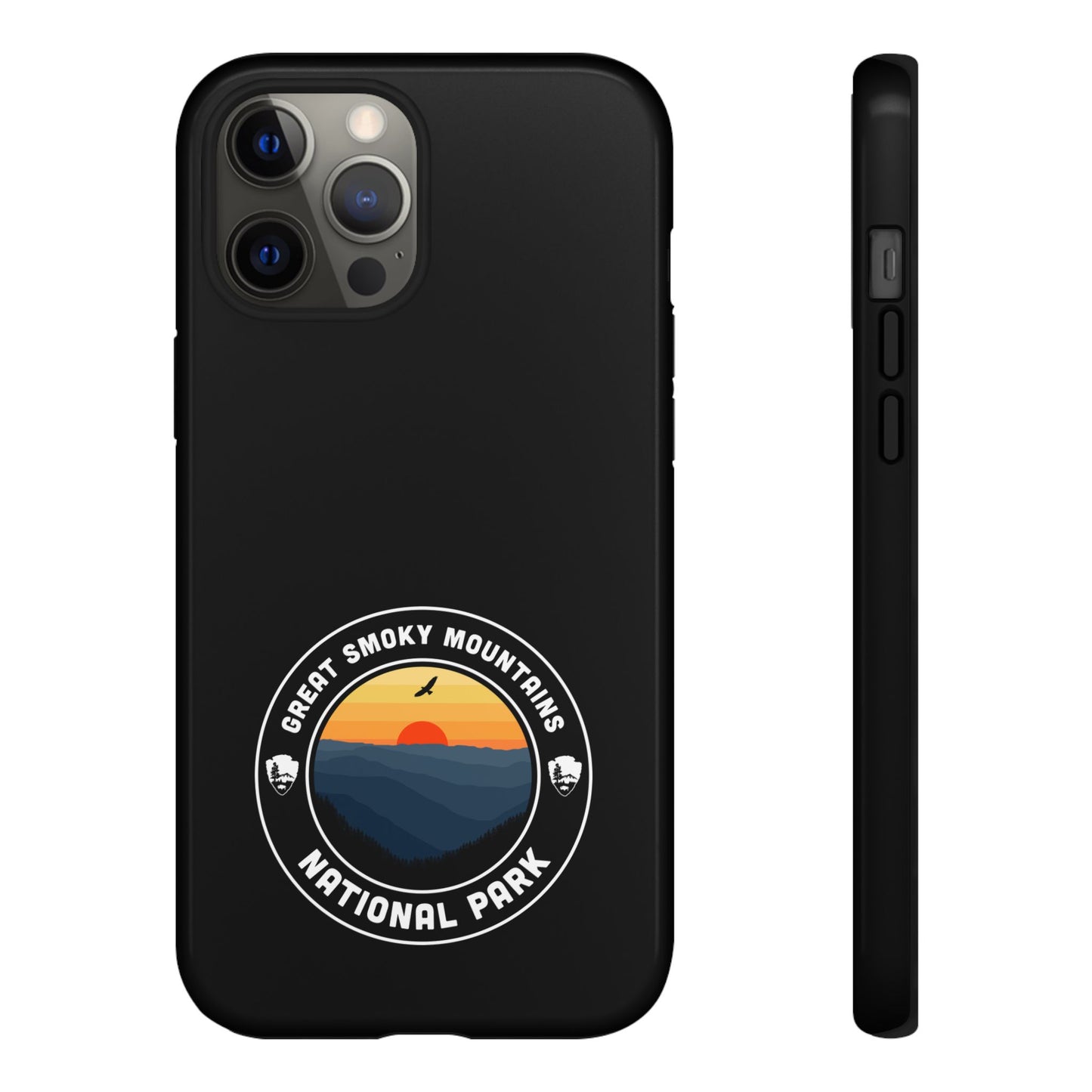 Great Smoky Mountains National Park Phone Case - Round Emblem Design