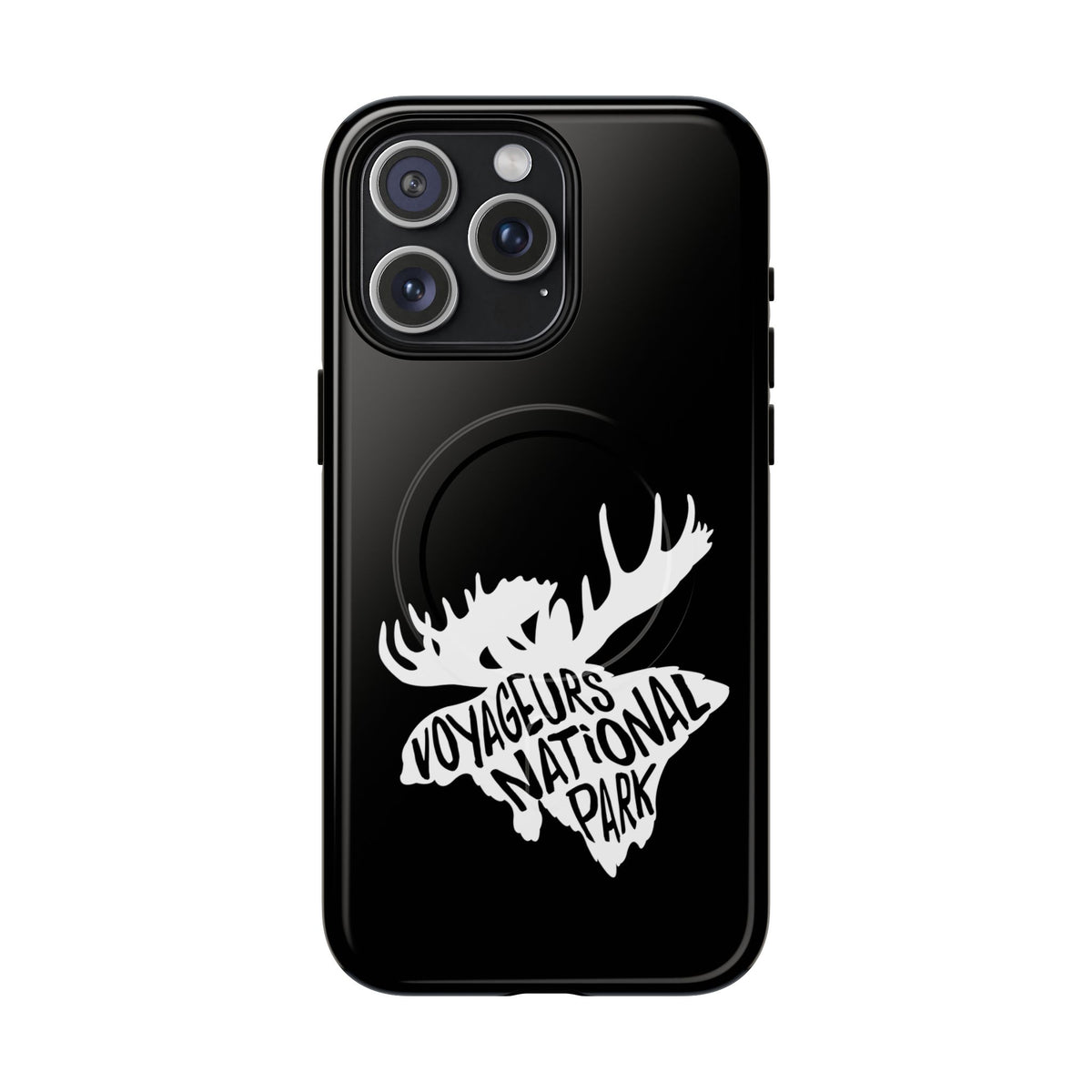 Voyageurs National Park iPhone Case with MagSafe - Moose Design