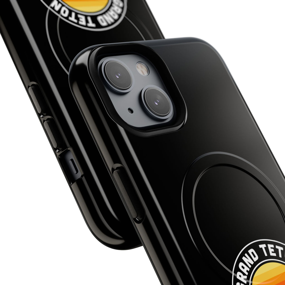 Grand Teton National Park iPhone Case with MagSafe - Round Emblem Design