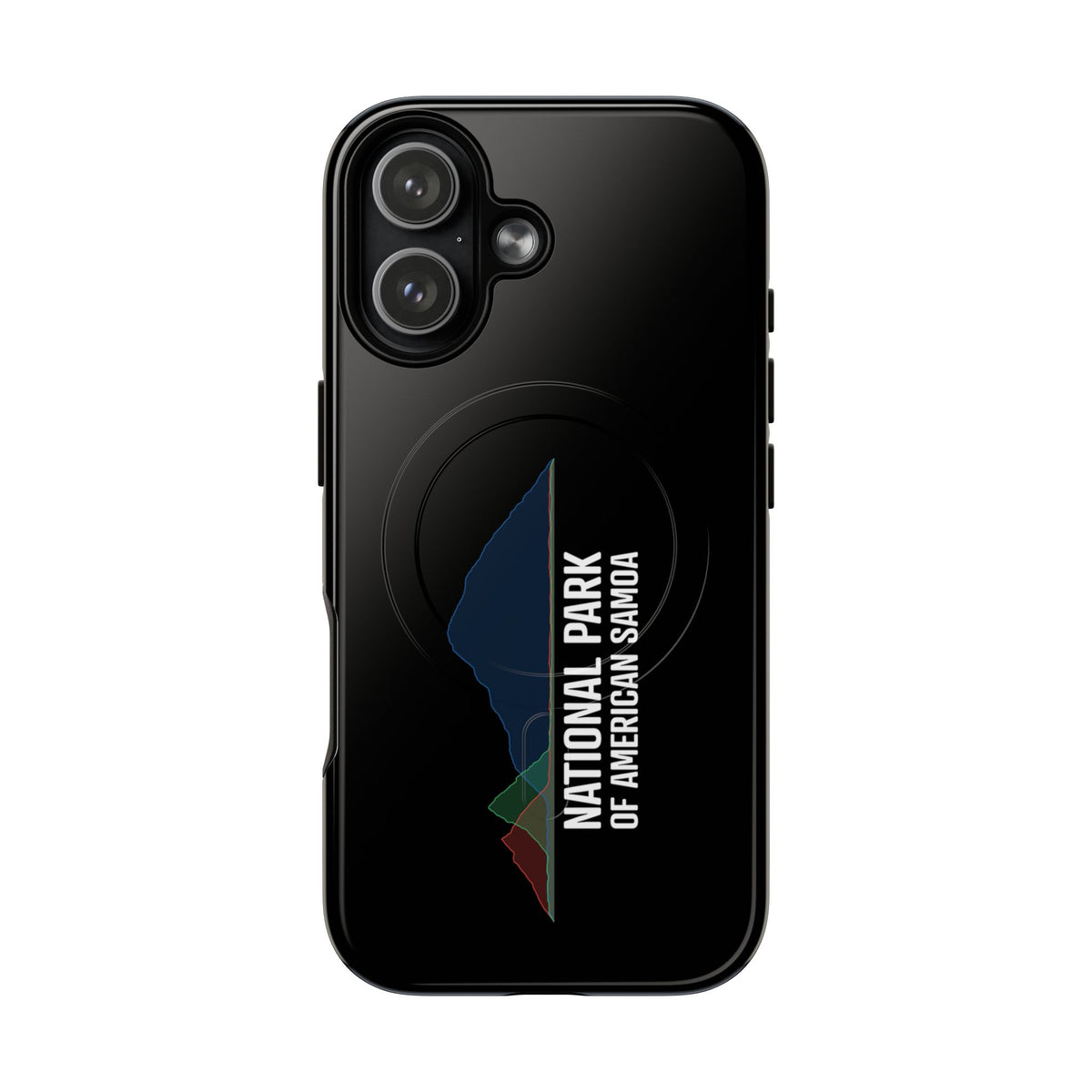 National Park of American Samoa iPhone Case with MagSafe - Histogram Design