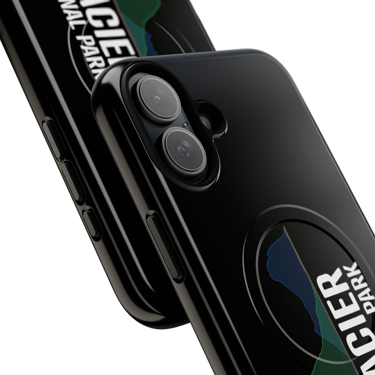 Glacier National Park iPhone Case with MagSafe - Histogram Design