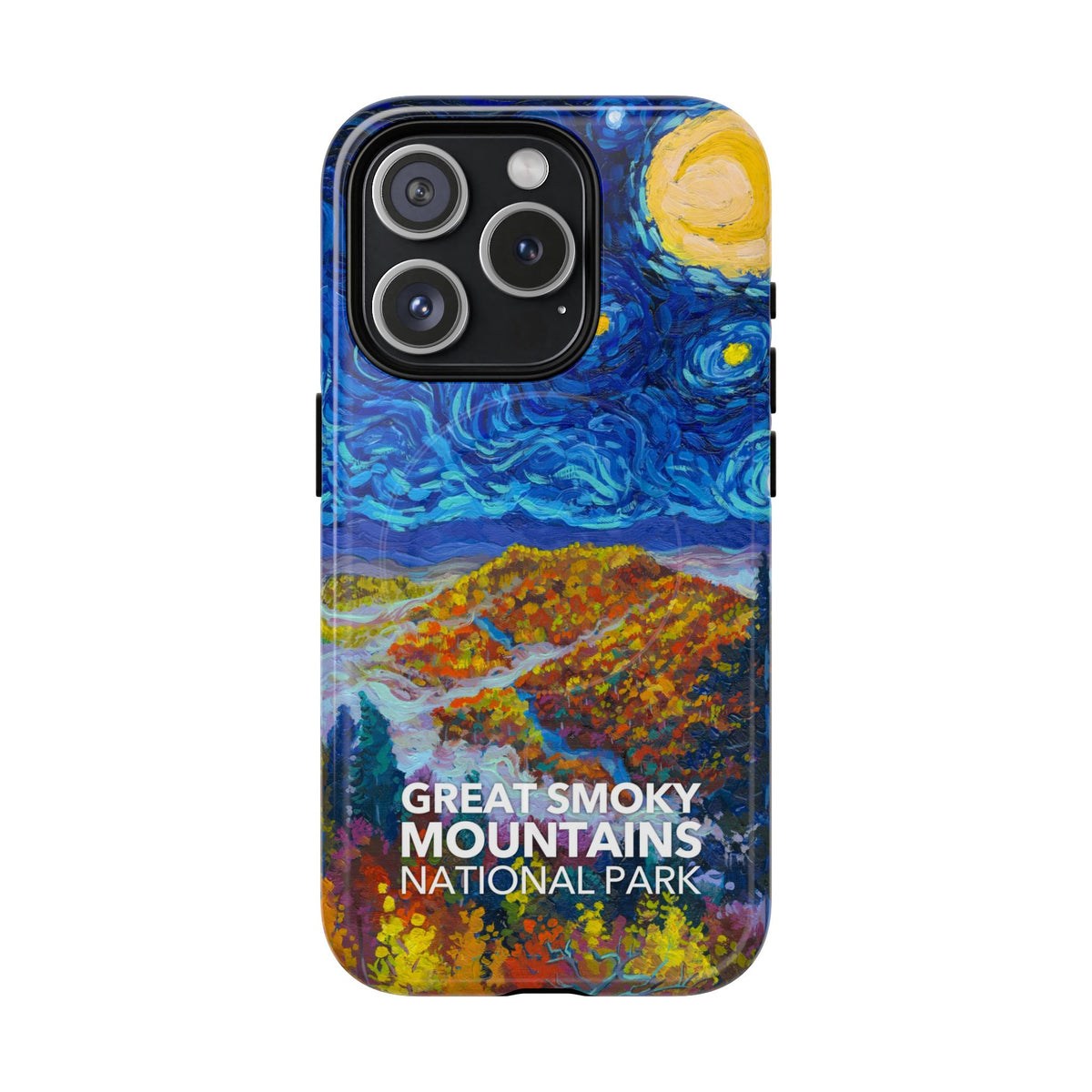 Great Smoky Mountains National Park iPhone Case with MagSafe - Starry Night