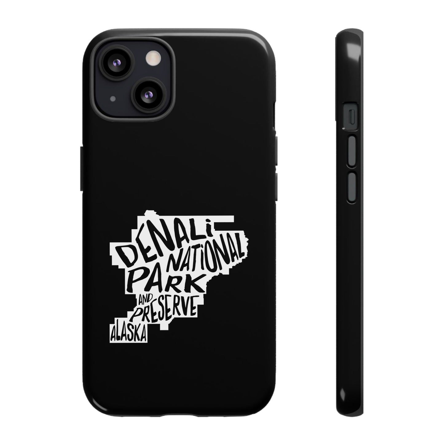 Denali National Park Phone Case - Map Design