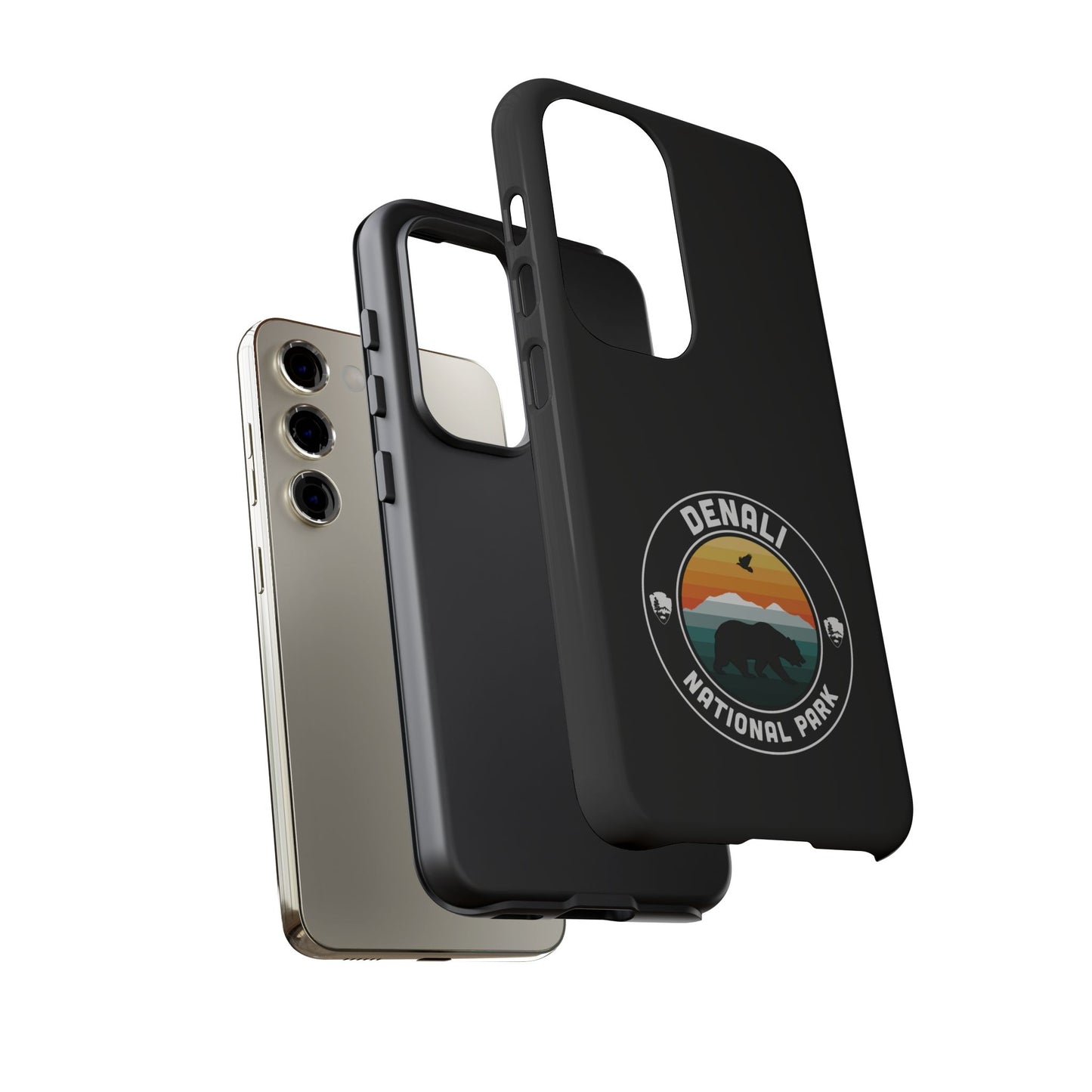 Denali National Park Phone Case - Round Emblem Design